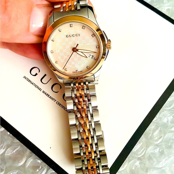 BEAUTIFUL ladies GUCCI watch w/ diamonds 💎💎 - Picture 6 of 14